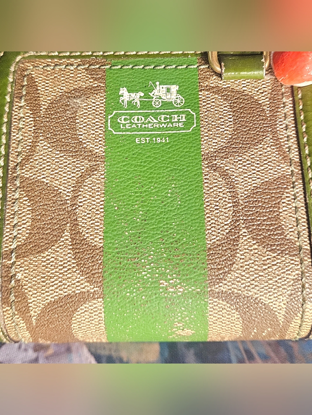 Coach Est. 1941 Heritage Signature Small Zip Wallet - Picture 11 of 12